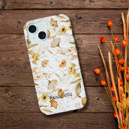 Wilde Bos Botanicals Naam personaliseren iPhone 15 Hoesje