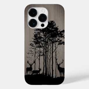 Wilde bos - Gegraveerd hout - Houten Case-Mate iPhone 14 Pro Hoesje