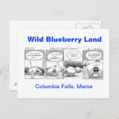 Wilde bosbes briefkaart (Voorkant / Achterkant)