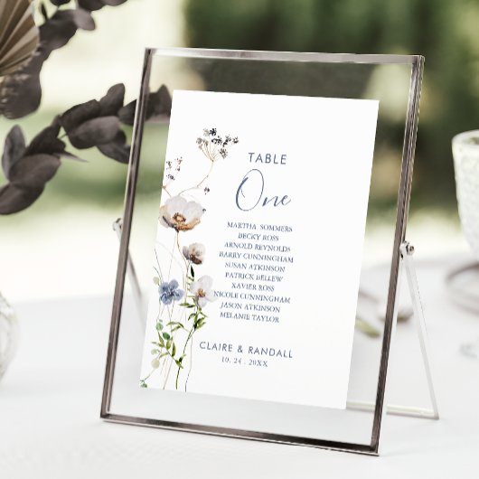 Wilde bossen - Tabel nummer 1 Kaart