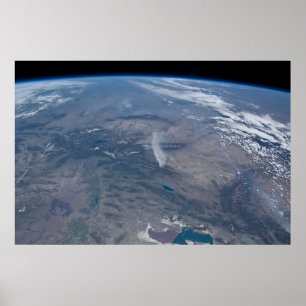 Wilde branden in het Western en zuidwesten van de  Poster