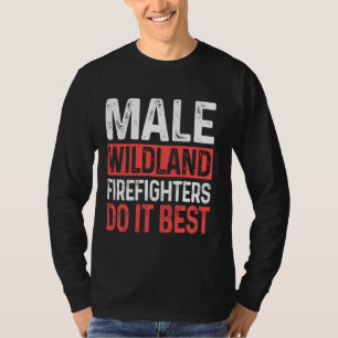 Wilde brandweerman doet beste brandweerman t-shirt