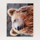 Wilde bruine Beren. Legpuzzel (Verticaal)