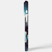 Wilde Buffalo's verzamelen zich onder kosmisch ste Case-Mate iPhone Case (Achterkant / Links)