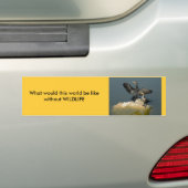 Wilde Bumpersticker (Op auto)