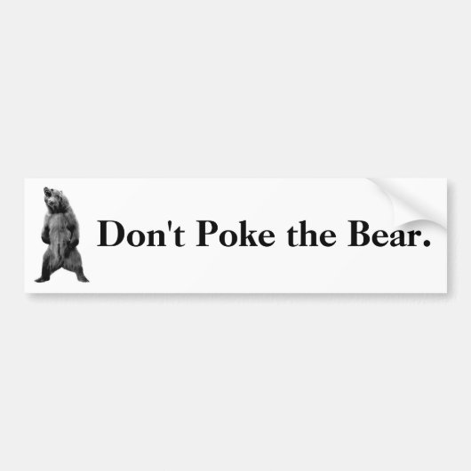 Wilde Bumpersticker (Voorkant)
