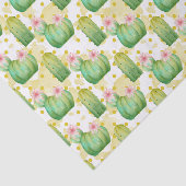 Wilde cactus patroonweefsel waterverf tissuepapier (Detail)