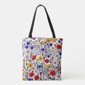 Wilde Canvas tas (Achterkant)