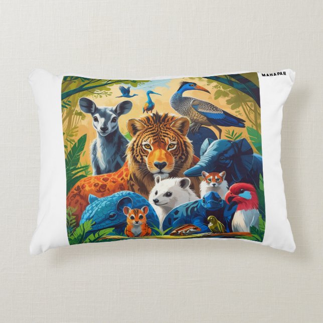 "Wilde congruentie" Accent Kussen (Voorkant)