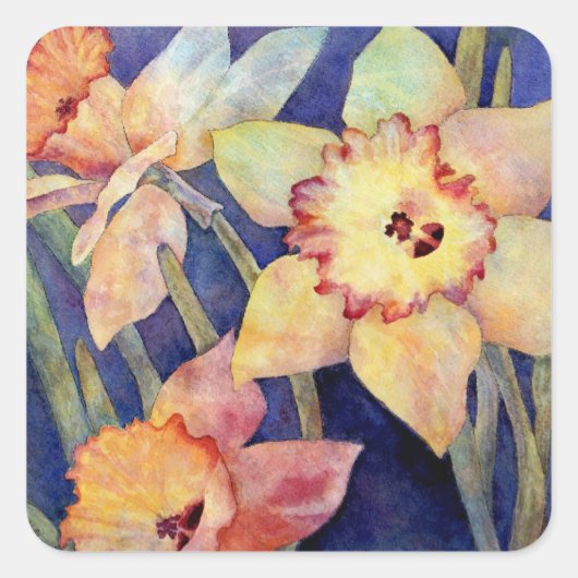 Wilde Daffodil Stickers (Voorkant)