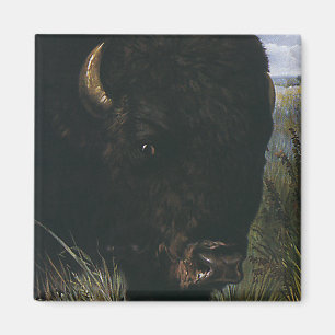  Wilde Dier, Buffalo of American Bison Magneet