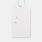 Wilde dier Koala Cadeaulabel (Achterkant)