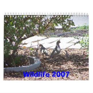 Wilde dieren 2007 kalender