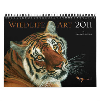 Wilde dieren Art. 2011 kalender van Morgane Antoin
