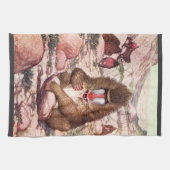 wilde dieren, bavianen van Louis Sargent Theedoek (Horizontaal)