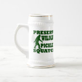 Wilde dieren behouden om een kras te pikken bierpul (Links)