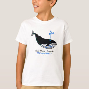 Wilde dieren - Blauwe vinvis - Dierengrafiek- T-shirt