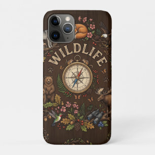 "Wilde dieren" Bosavonturen Illustratie iPhone 11 Pro Hoesje
