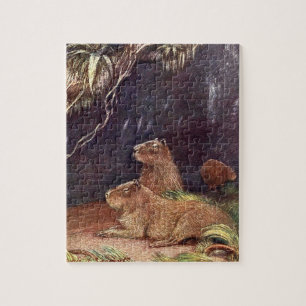 wilde dieren, Capybara door Louis Sargent Legpuzzel