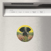 wilde dieren, Cobra Snake African Elephant Magneet (Insitu (Vaatwasser))