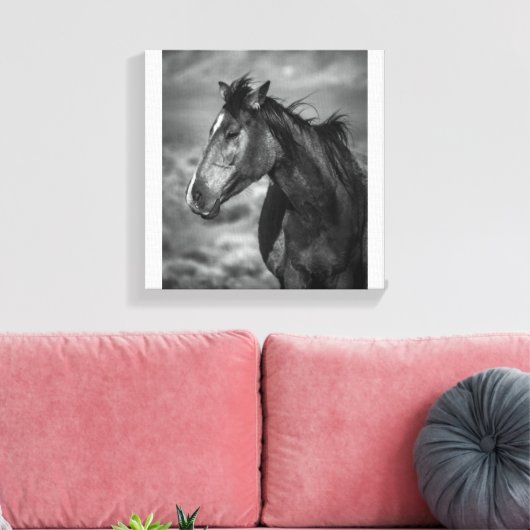 Wilde dieren en vrij canvas afdruk (Insitu (Woonkamer))