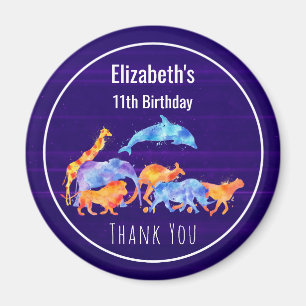 Wilde Dieren Gebeurtenis Dank u Magneet