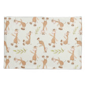 Wilde dieren Giraffe Kinderen Kussensloop (Achterkant)