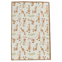Wilde dieren Giraffe Kinderen Medium Cadeauzakje
