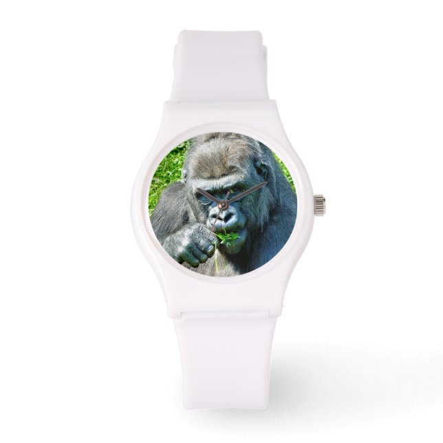 WILDE DIEREN - GORILLAS HORLOGE (Voorkant)