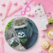 WILDE DIEREN - GORILLAS PAPIEREN BORDJE (Feest)