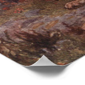  wilde dieren, hazen van Winifred Austen Poster (Hoek)