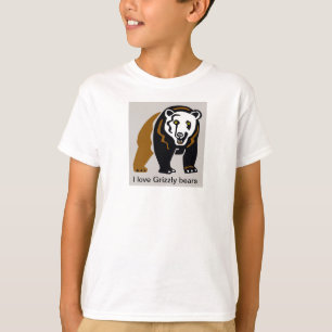 Wilde dieren - Ik hou van GRIZZLY BEREN - Wildlife T-shirt