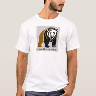 Wilde dieren - Ik hou van GRIZZLY BEREN - Wildlife T-shirt