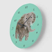 Wilde dieren Kunst Elephant Grote Klok (Hoek)