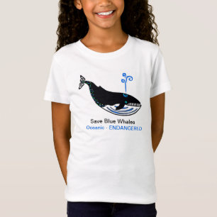 Wilde dieren redden blauwe walvissen - Dierenactiv T-shirt