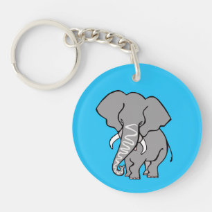 Wilde dieren - Schattigee OLIFANT - African animal Sleutelhanger