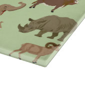 Wilde dieren snijplank (Hoek)