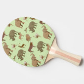 Wilde dieren tafeltennisbatje (Zijkant)