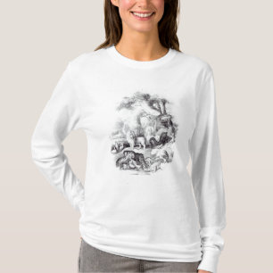 Wilde dieren uit 'Een geschiedenis van de Aarde' T-shirt