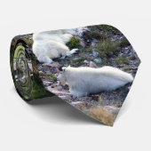 Wilde dieren uit Noord-Amerika Stropdas (Opgerold)