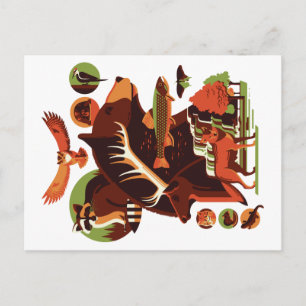 Wilde Dieren V.07 Briefkaart