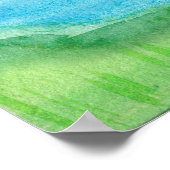 Wilde dieren van Afrika op de achtergrond van de s Poster (Hoek)