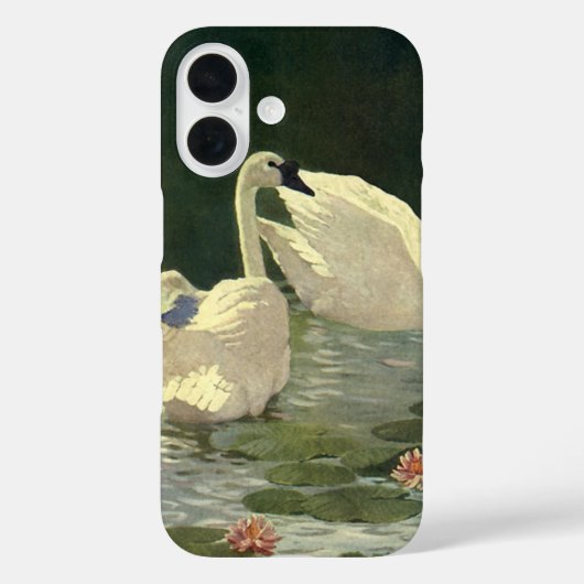 wilde dieren, Victoriaans witte zwanen Case-Mate iPhone Case (Achterkant)