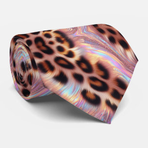Wilde Dierenprint Roze Opal Gestippelde Das
