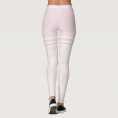 Wilde ding bord roze leggings (Achterkant)