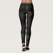 Wilde Dingen Black Floral Leggings (Achterkant)