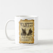 Wilde dood en levend. Schroedinger's kat. Koffiemok (Links)