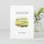 Wilde duinen - Charleston Feestdagenkaart (Staand voorkant)