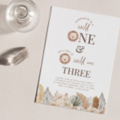 Wilde één en wild en drie gezamenlijke uitnodiging