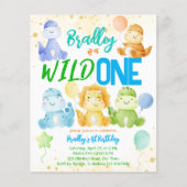 Wilde een schattige baby dinosaurusbegroting uitno (Voorkant)